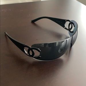 Black Chanel sunglasses